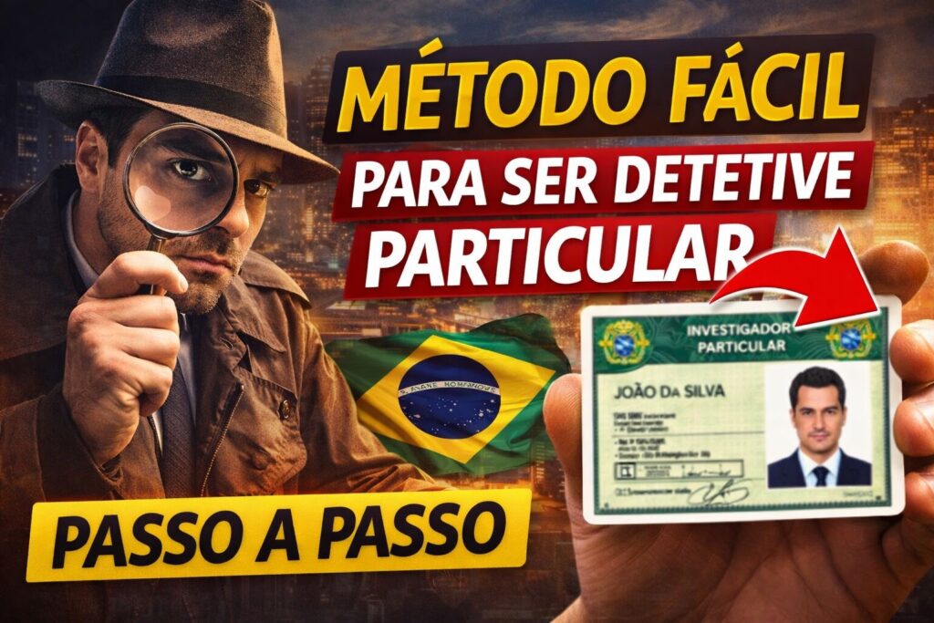 Método fácil para ser detetive particular no Brasil passo a passo para iniciar na investigação privada