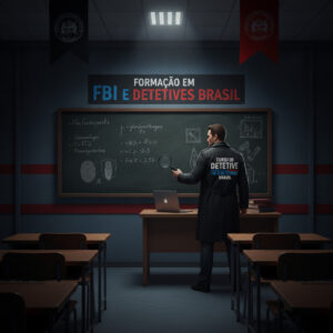 Formação em FBI e Detetives Brasil: Transforme sua Carreira Descubra a Formação em FBI e Detetives Brasil, o curso que redefine os padrões de investigação no país. Com uma metodologia baseada nas práticas de elite do FBI, adaptadas para o cenário nacional, oferecemos uma formação abrangente e moderna para detetives. Aprenda técnicas avançadas de vigilância, análise comportamental e o uso de tecnologias de ponta, sempre com um forte compromisso com a ética e legalidade. Inscreva-se agora e torne-se um detetive de elite com a Formação em FBI e Detetives Brasil.